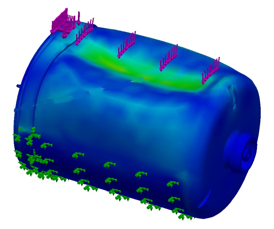 Automotive FEA analysis