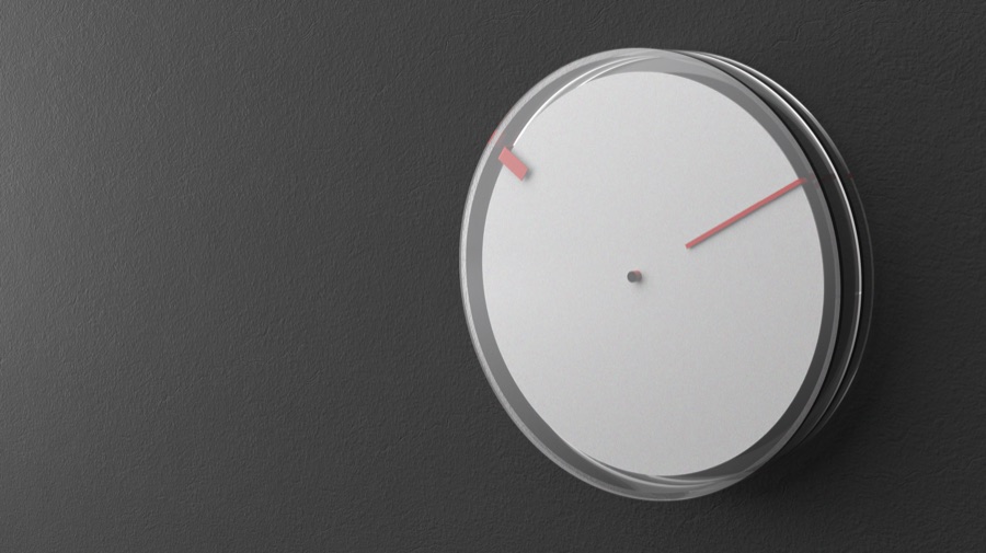 Wall clock concept render