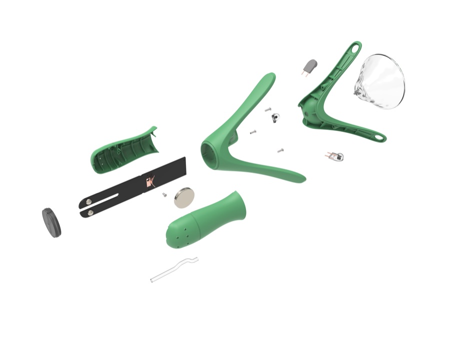Igrometro Trebol exploded view