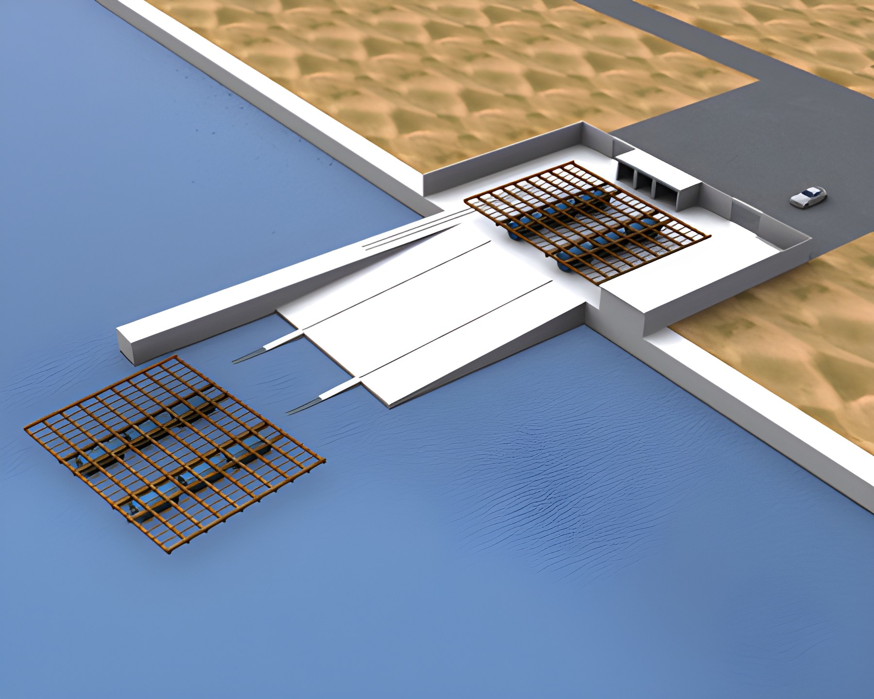Naval cages field